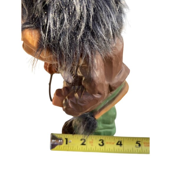 Vintage Erling Krage Troll Old Man Figurine With Cane Handcrafted Marked 63/601 - Picture 9 of 16